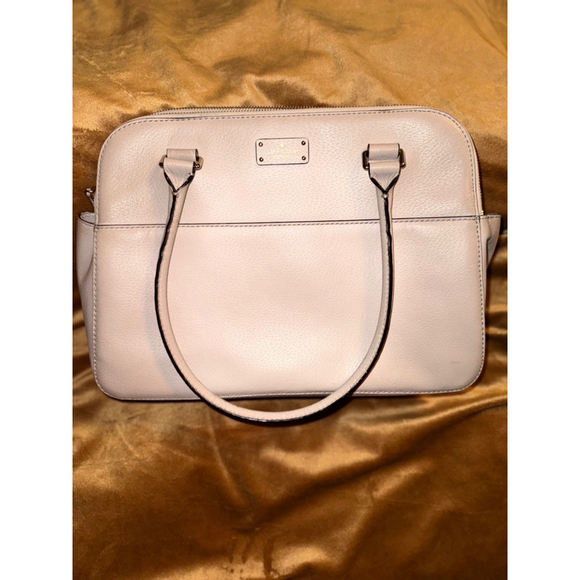 Kate Spade Handbags - KATE SPADE Beige Satchel Medium